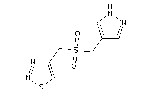 Image of 4-(1H-pyrazol-4-ylmethylsulfonylmethyl)thiadiazole