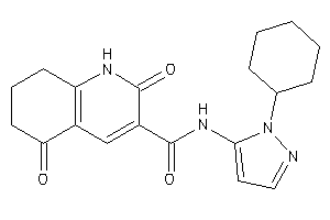 N-(2-cyclohexylpyrazol-3-yl)-2,5-diketo-1,6,7,8-tetrahydroquinoline-3-carboxamide
