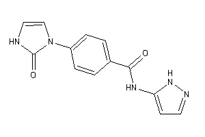 Image of 4-(2-keto-4-imidazolin-1-yl)-N-(1H-pyrazol-5-yl)benzamide
