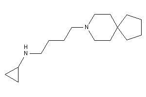 4-(8-azaspiro[4.5]decan-8-yl)butyl-cyclopropyl-amine