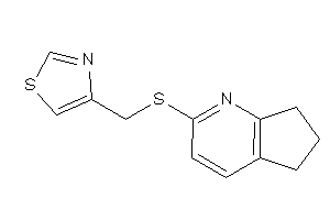 4-[(1-pyrindan-2-ylthio)methyl]thiazole