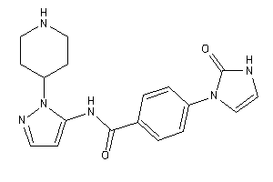 Image of 4-(2-keto-4-imidazolin-1-yl)-N-[2-(4-piperidyl)pyrazol-3-yl]benzamide