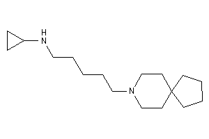 5-(8-azaspiro[4.5]decan-8-yl)pentyl-cyclopropyl-amine