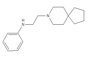 2-(8-azaspiro[4.5]decan-8-yl)ethyl-phenyl-amine