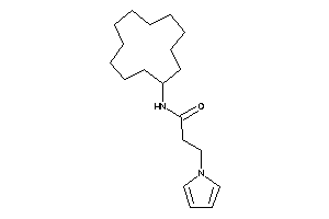 N-cyclododecyl-3-pyrrol-1-yl-propionamide