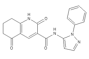 Image of 2,5-diketo-N-(2-phenylpyrazol-3-yl)-1,6,7,8-tetrahydroquinoline-3-carboxamide
