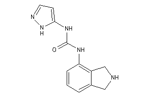 1-isoindolin-4-yl-3-(1H-pyrazol-5-yl)urea