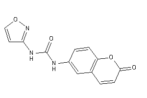 Image of 1-isoxazol-3-yl-3-(2-ketochromen-6-yl)urea
