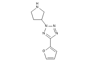 Image of 5-(2-furyl)-2-pyrrolidin-3-yl-tetrazole