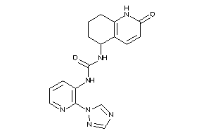 1-(2-keto-5,6,7,8-tetrahydro-1H-quinolin-5-yl)-3-[2-(1,2,4-triazol-1-yl)-3-pyridyl]urea