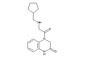 4-[2-(cyclopentylmethylamino)acetyl]-1,3-dihydroquinoxalin-2-one