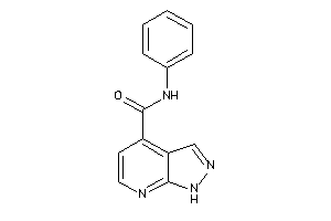 Image of N-phenyl-1H-pyrazolo[3,4-b]pyridine-4-carboxamide