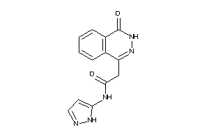 2-(4-keto-3H-phthalazin-1-yl)-N-(1H-pyrazol-5-yl)acetamide