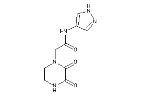 2-(2,3-diketopiperazino)-N-(1H-pyrazol-4-yl)acetamide