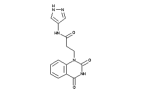 3-(2,4-diketoquinazolin-1-yl)-N-(1H-pyrazol-4-yl)propionamide