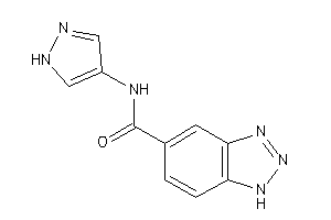 N-(1H-pyrazol-4-yl)-1H-benzotriazole-5-carboxamide