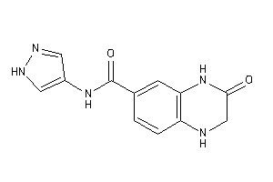 3-keto-N-(1H-pyrazol-4-yl)-2,4-dihydro-1H-quinoxaline-6-carboxamide