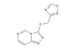 3-[([1,2,4]triazolo[3,4-f]pyrimidin-3-ylthio)methyl]-1,2,4-oxadiazole
