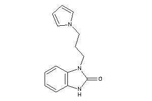 3-(3-pyrrol-1-ylpropyl)-1H-benzimidazol-2-one