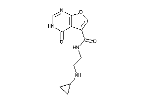 N-[2-(cyclopropylamino)ethyl]-4-keto-3H-furo[2,3-d]pyrimidine-5-carboxamide