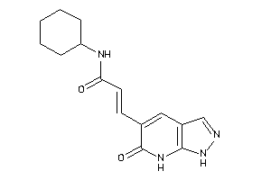 N-cyclohexyl-3-(6-keto-1,7-dihydropyrazolo[3,4-b]pyridin-5-yl)acrylamide