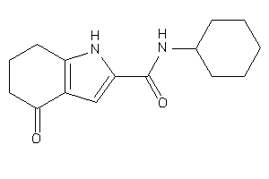 N-cyclohexyl-4-keto-1,5,6,7-tetrahydroindole-2-carboxamide
