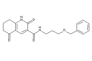 N-(3-benzoxypropyl)-2,5-diketo-1,6,7,8-tetrahydroquinoline-3-carboxamide