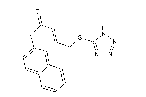 1-[(1H-tetrazol-5-ylthio)methyl]benzo[f]chromen-3-one