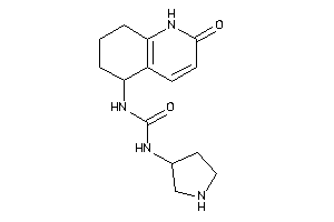 1-(2-keto-5,6,7,8-tetrahydro-1H-quinolin-5-yl)-3-pyrrolidin-3-yl-urea