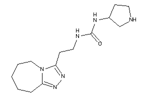 1-pyrrolidin-3-yl-3-[2-(6,7,8,9-tetrahydro-5H-[1,2,4]triazolo[4,3-a]azepin-3-yl)ethyl]urea