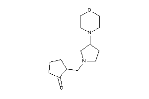Image of 2-[(3-morpholinopyrrolidino)methyl]cyclopentanone