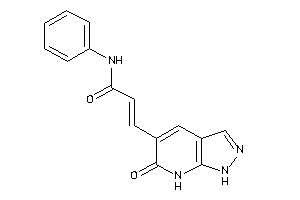 Image of 3-(6-keto-1,7-dihydropyrazolo[3,4-b]pyridin-5-yl)-N-phenyl-acrylamide