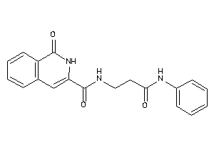 N-(3-anilino-3-keto-propyl)-1-keto-2H-isoquinoline-3-carboxamide