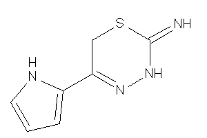 Image of [5-(1H-pyrrol-2-yl)-3,6-dihydro-1,3,4-thiadiazin-2-ylidene]amine