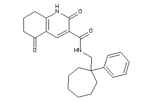 Image of 2,5-diketo-N-[(1-phenylcycloheptyl)methyl]-1,6,7,8-tetrahydroquinoline-3-carboxamide
