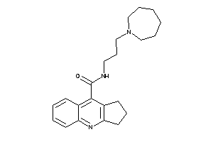 N-[3-(azepan-1-yl)propyl]-2,3-dihydro-1H-cyclopenta[b]quinoline-9-carboxamide