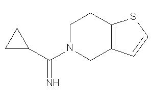 [cyclopropyl(6,7-dihydro-4H-thieno[3,2-c]pyridin-5-yl)methylene]amine