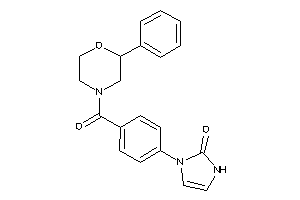 1-[4-(2-phenylmorpholine-4-carbonyl)phenyl]-4-imidazolin-2-one