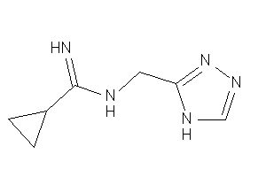 Image of N-(4H-1,2,4-triazol-3-ylmethyl)cyclopropanecarboxamidine