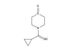 [cyclopropyl-(1-keto-1,4-thiazinan-4-yl)methylene]amine