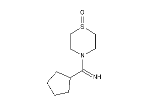 Image of [cyclopentyl-(1-keto-1,4-thiazinan-4-yl)methylene]amine
