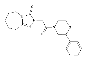 2-[2-keto-2-(2-phenylmorpholino)ethyl]-6,7,8,9-tetrahydro-5H-[1,2,4]triazolo[4,3-a]azepin-3-one