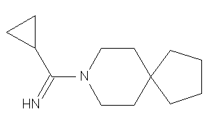 [8-azaspiro[4.5]decan-8-yl(cyclopropyl)methylene]amine