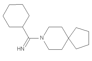 [8-azaspiro[4.5]decan-8-yl(cyclohexyl)methylene]amine