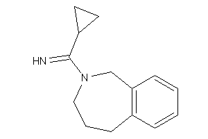 [cyclopropyl(1,3,4,5-tetrahydro-2-benzazepin-2-yl)methylene]amine
