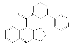 Image of 2,3-dihydro-1H-cyclopenta[b]quinolin-9-yl-(2-phenylmorpholino)methanone