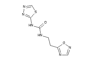 Image of 1-[2-(1,2,4-oxadiazol-5-yl)ethyl]-3-(1,3,4-thiadiazol-2-yl)urea