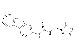 1-(9H-fluoren-2-yl)-3-(1H-pyrazol-5-ylmethyl)urea