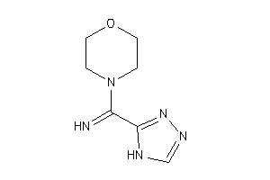 [morpholino(4H-1,2,4-triazol-3-yl)methylene]amine