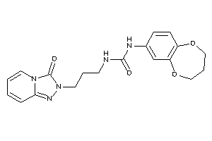 Image of 1-(3,4-dihydro-2H-1,5-benzodioxepin-7-yl)-3-[3-(3-keto-[1,2,4]triazolo[4,3-a]pyridin-2-yl)propyl]urea